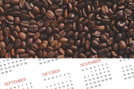 Der Kaffeekalender: Veranstaltungen & Events 2021